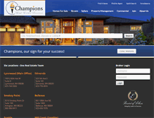 Tablet Screenshot of nwchampions.com